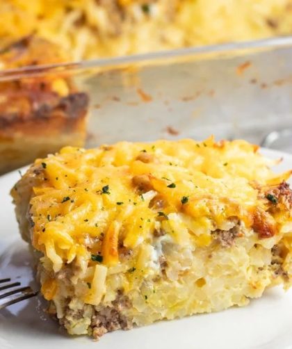 Sausage Lover’s Hashbrown Casserole